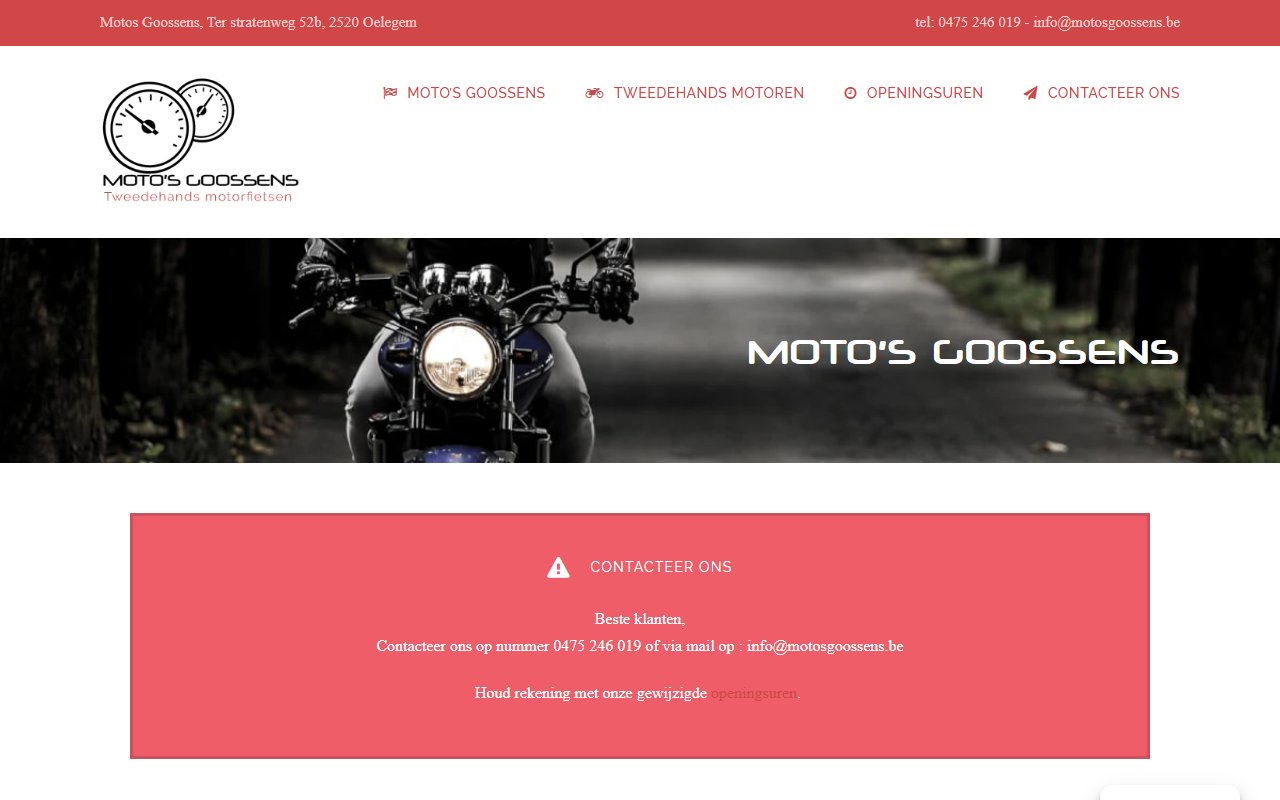 Screenshot van Moto's Goossens